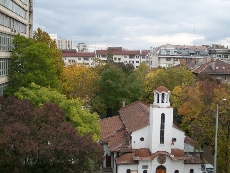 White Church with Red Roof — Calm
