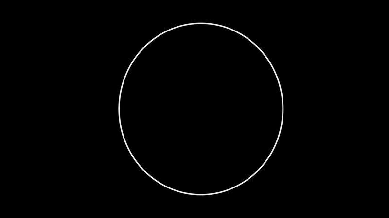 White Circle on Black — Neutral
