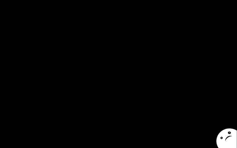 White Circle with Sad Face