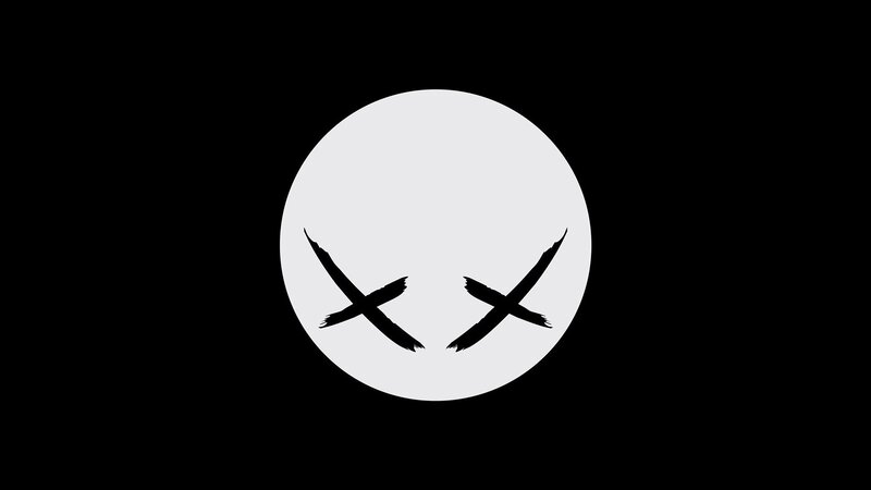 White Circle with X Eyes