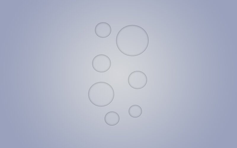 White Circles on Gray