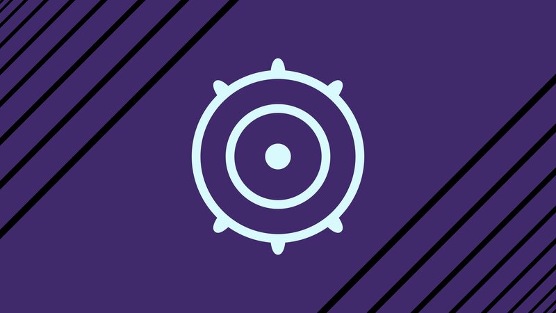 White Circular Icon