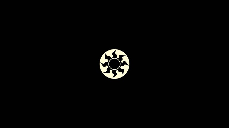 White Circular Symbol