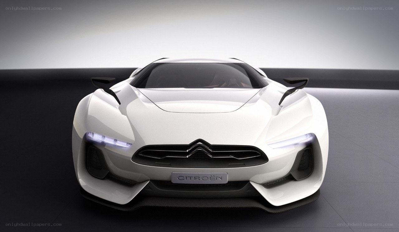 White Citroën concept car