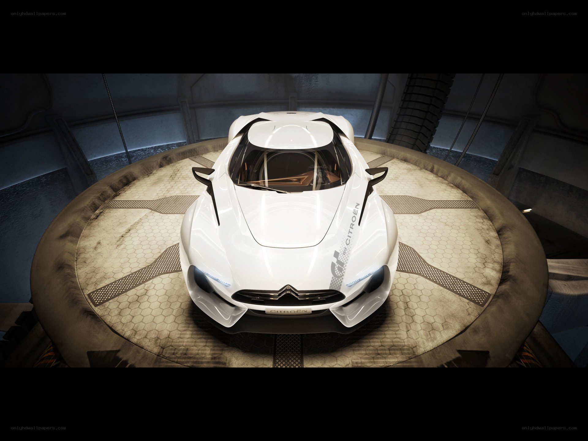 White Citroën concept car