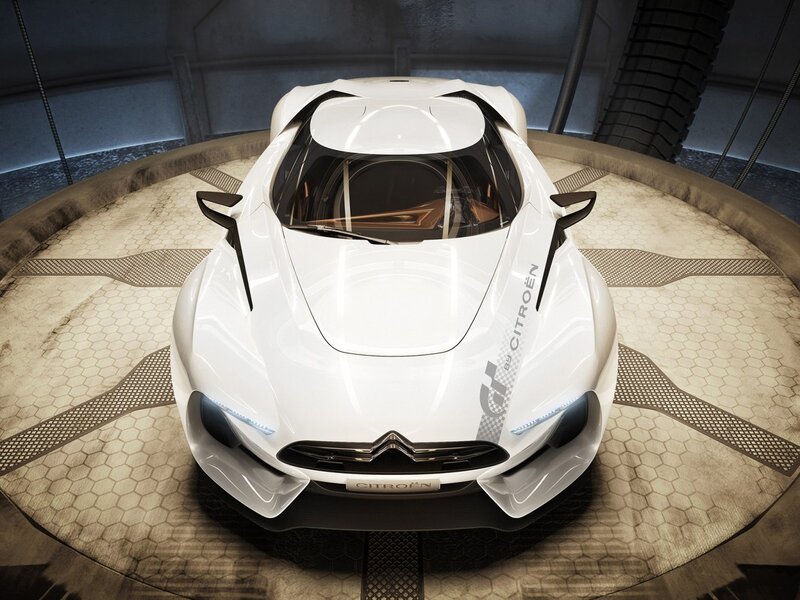 White Citroën concept car