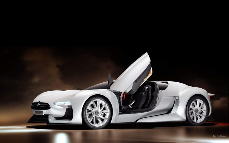 White Citroën concept car