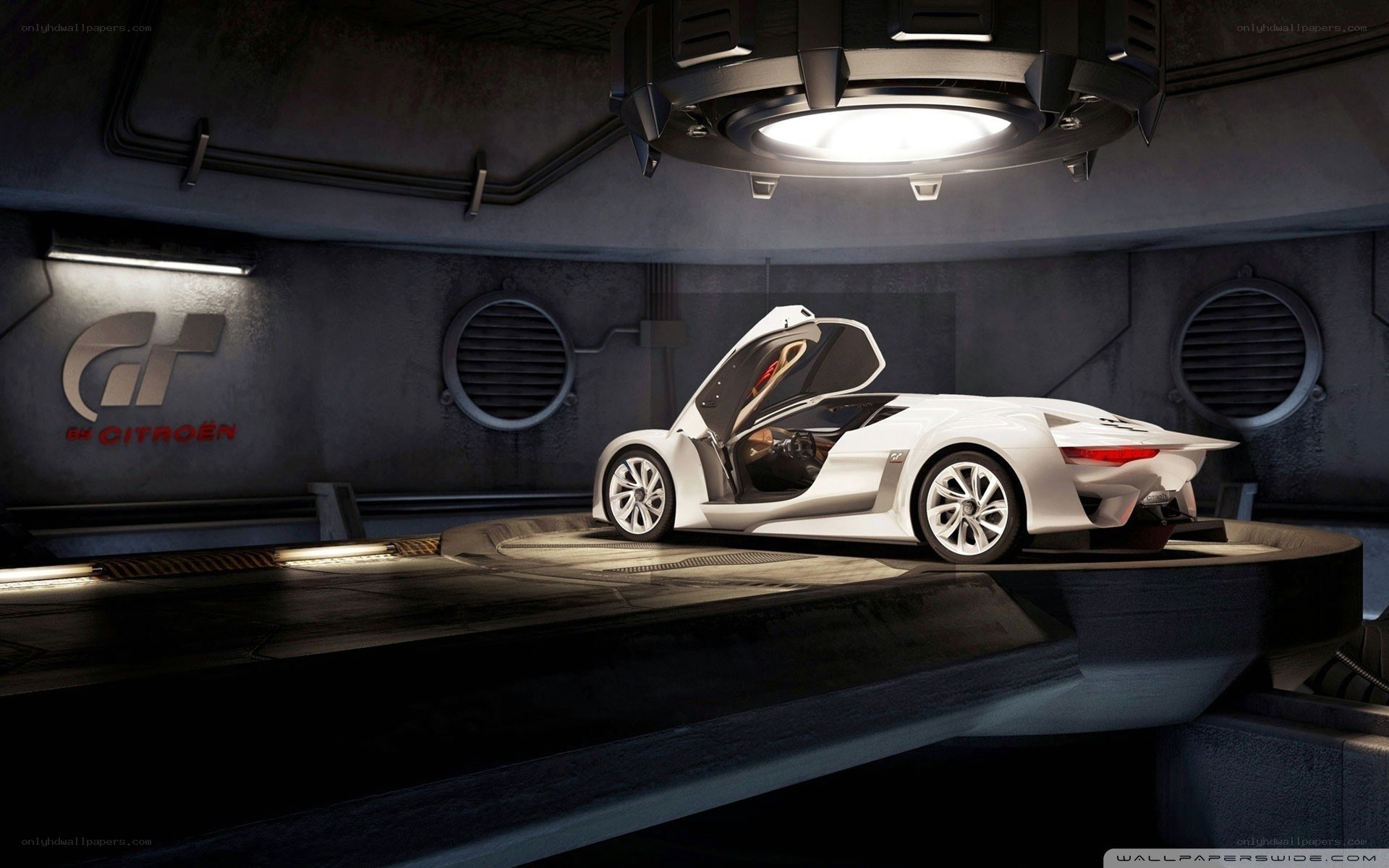 White Citroën concept car
