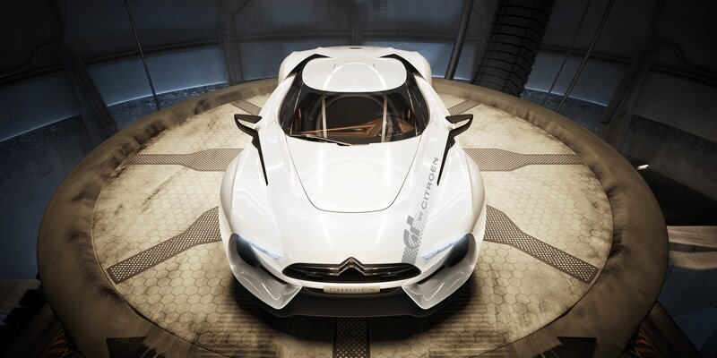 White Citroën concept car