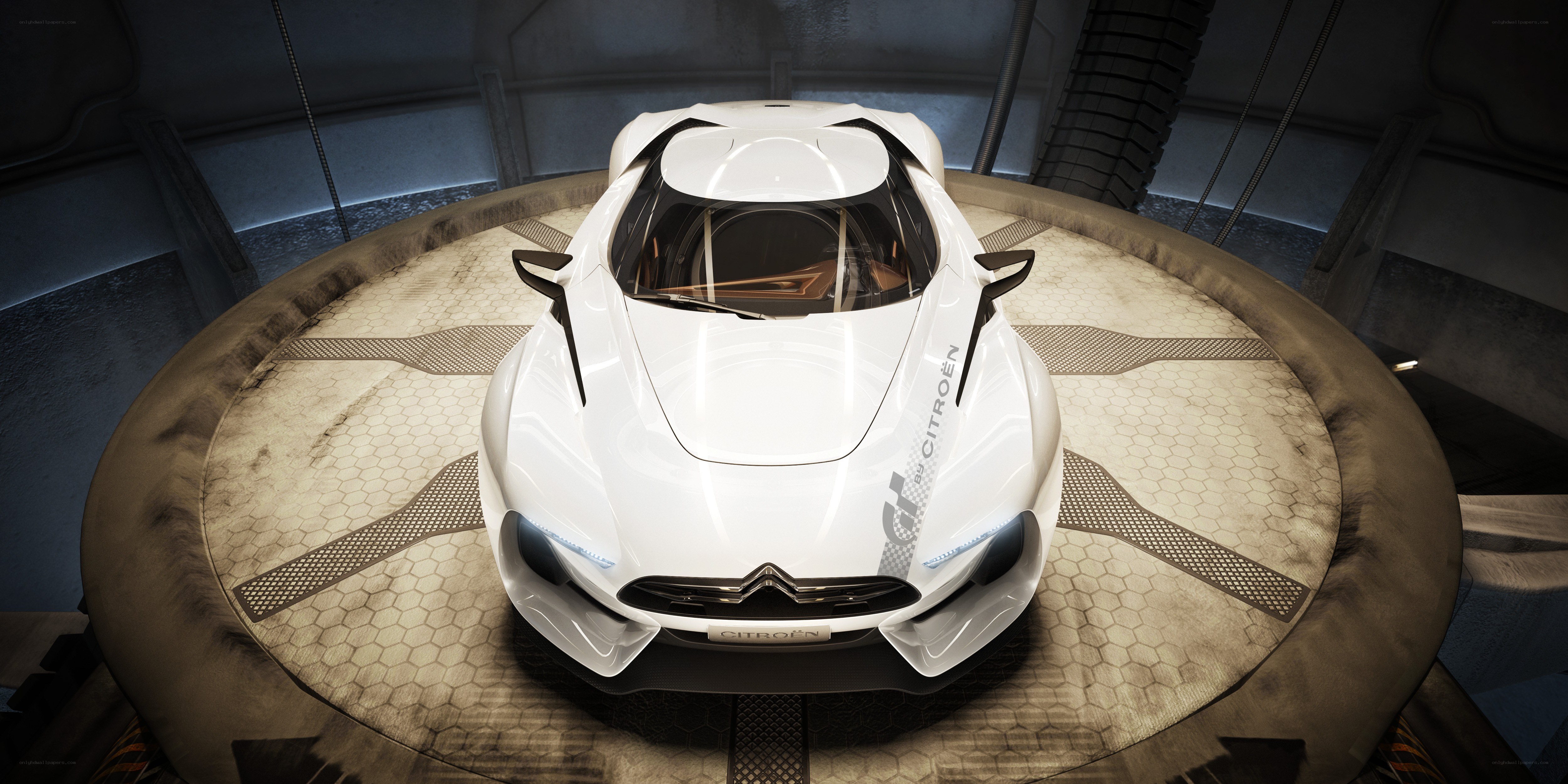 White Citroën concept car
