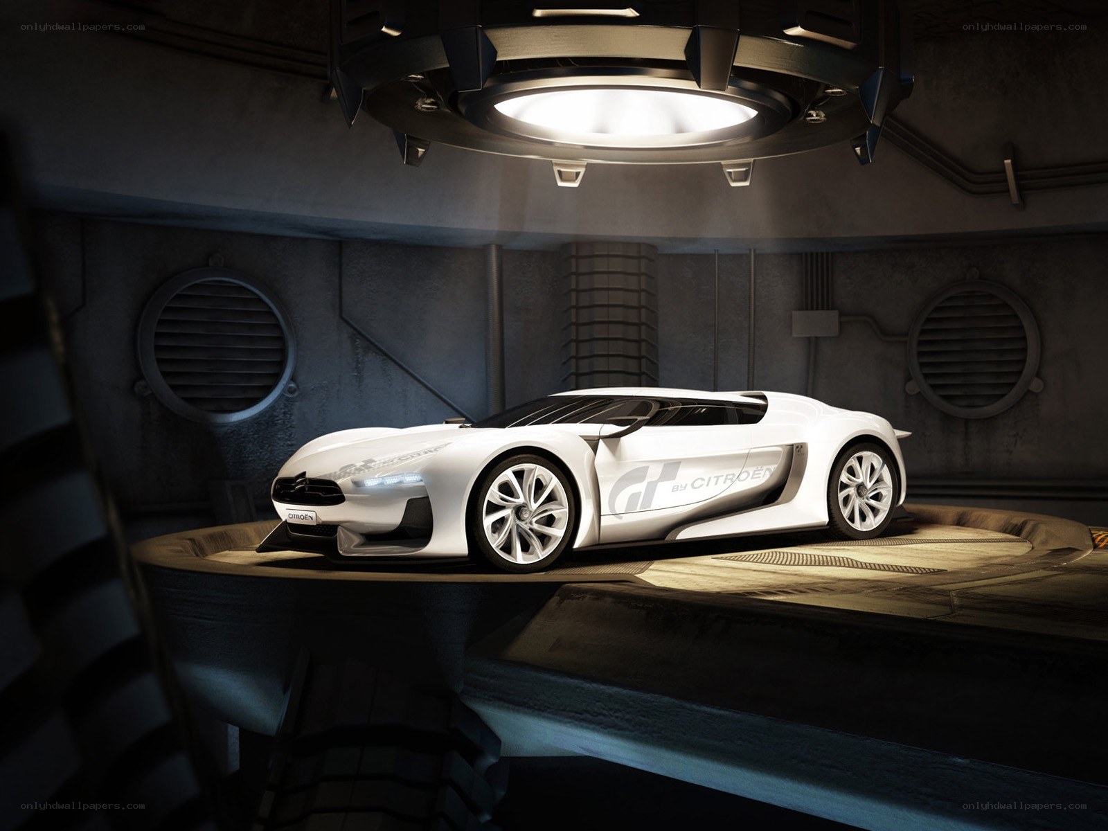 White Citroën concept car