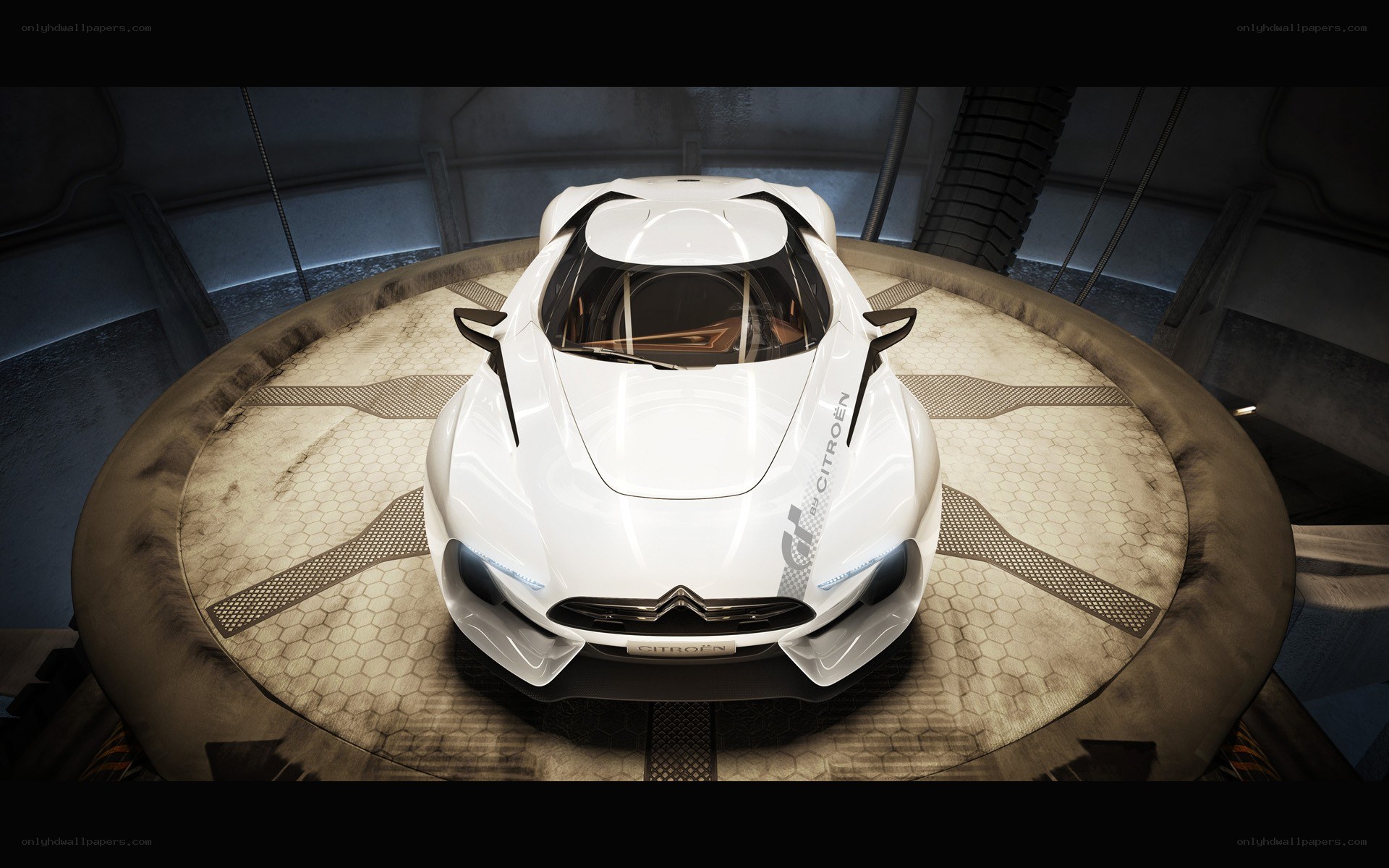 White Citroën concept car