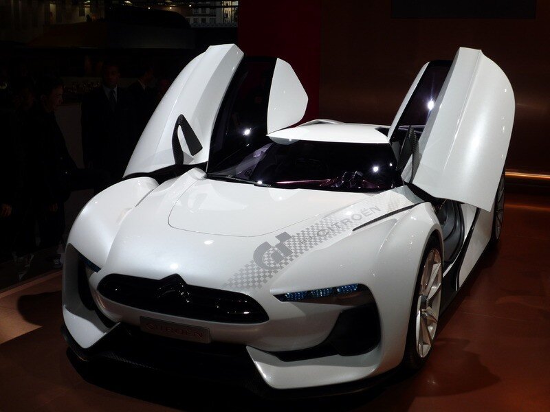 White Citroën concept car