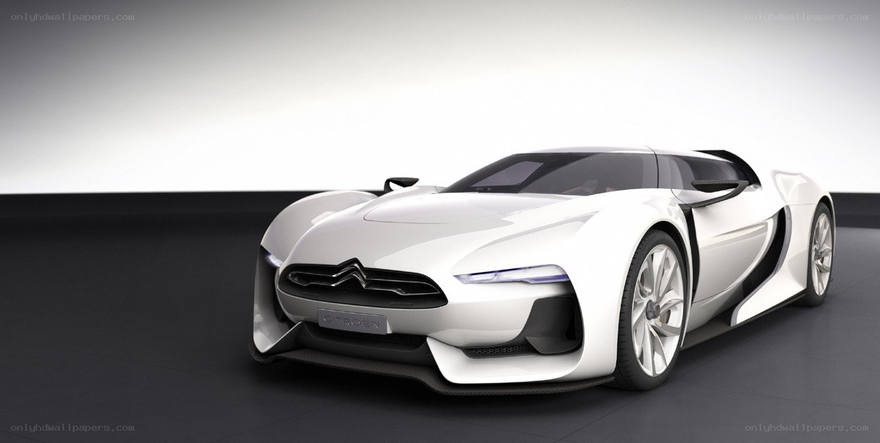 White Citroën concept car