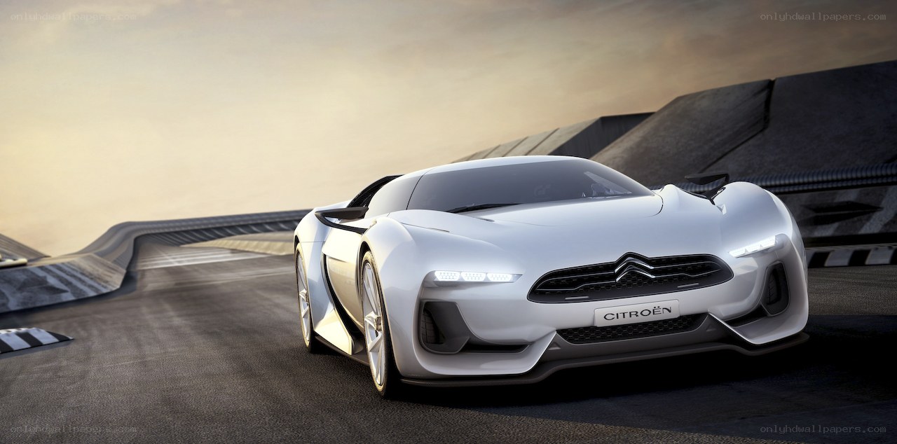White Citroën concept car