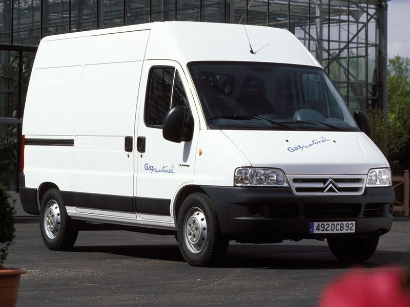 White Citroën Jumper van