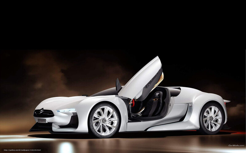 White Citroen concept car