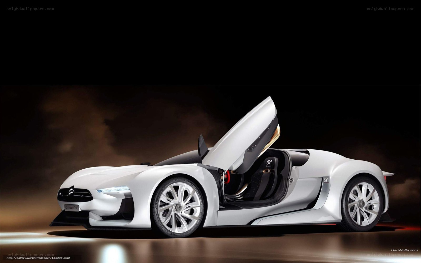 White Citroen concept car