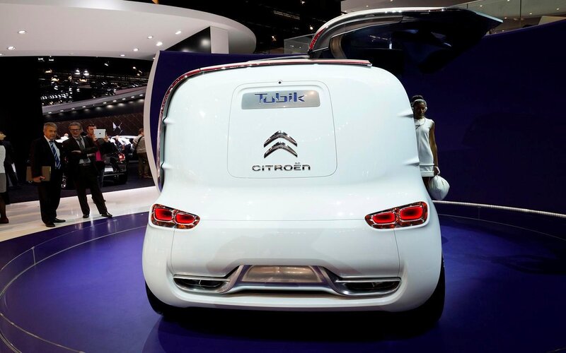 White Citroen Tubik Car