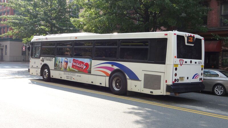 White City Bus on Street
