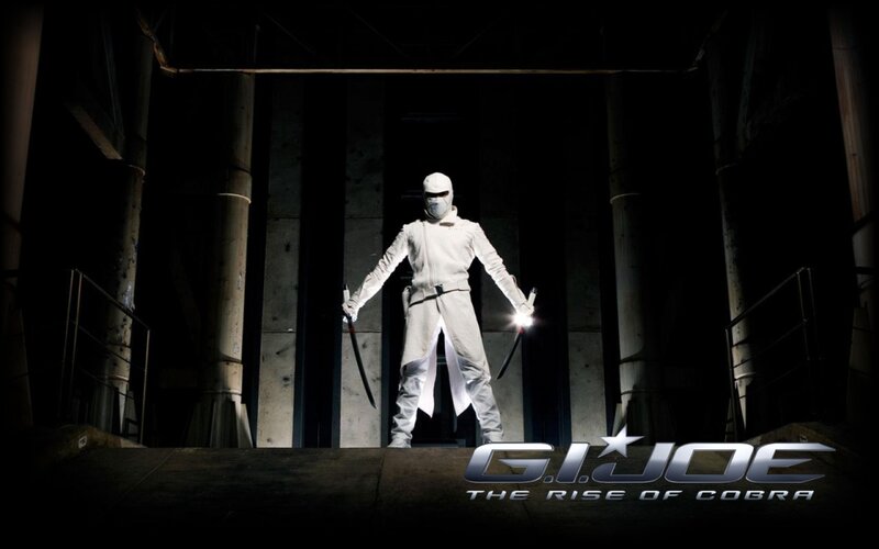 White-clad Warrior with Swords