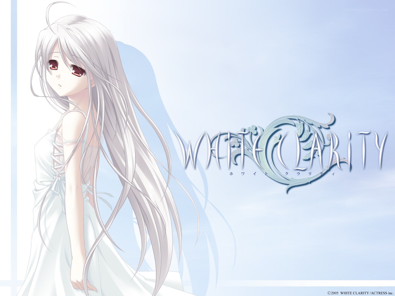 White Clarity anime artwork