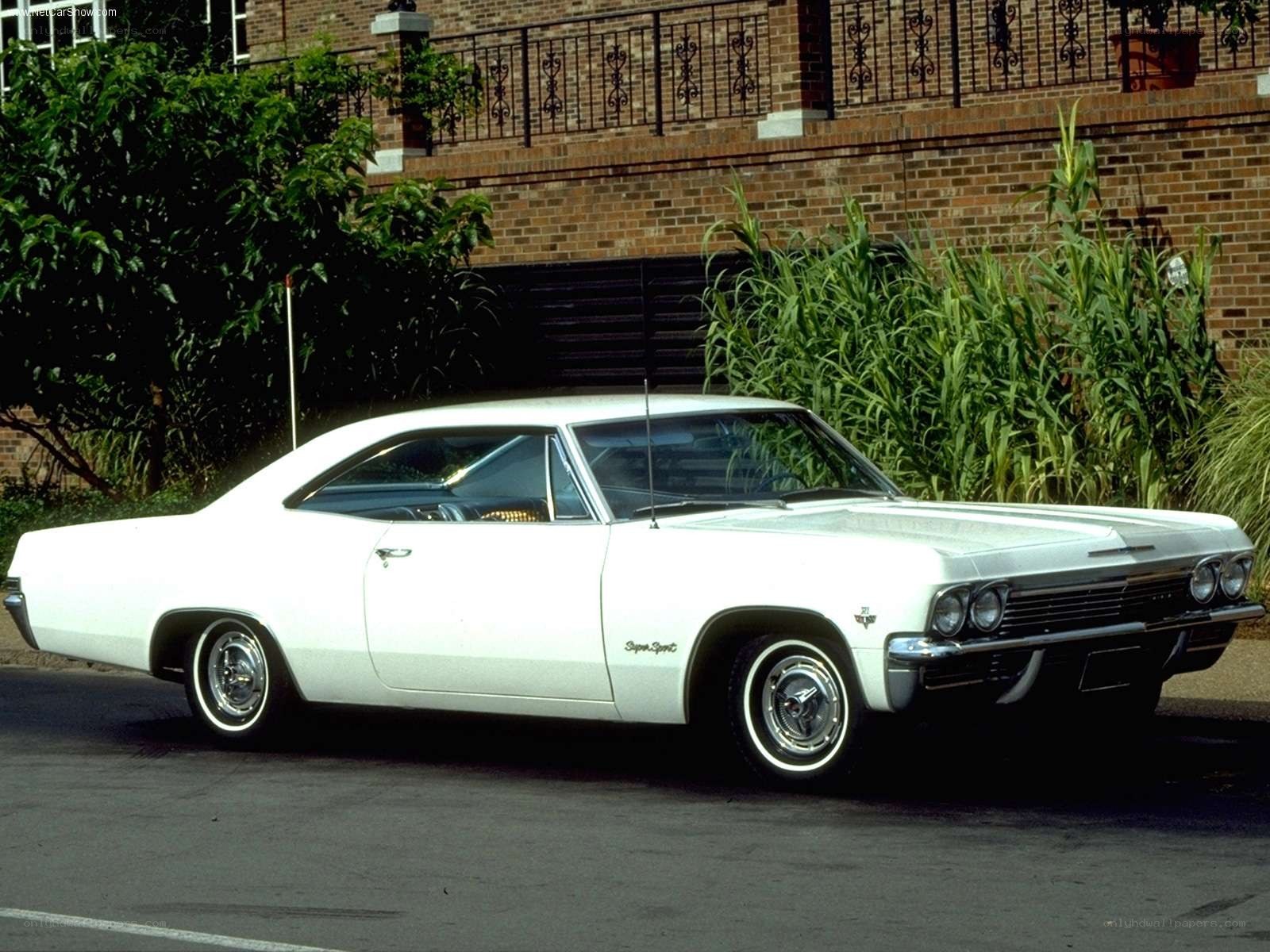 White classic American car