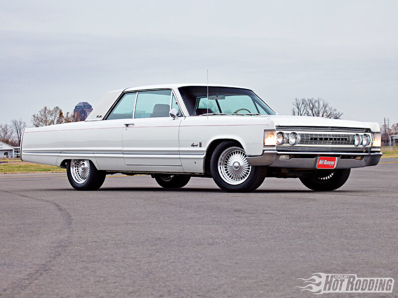 white classic american car