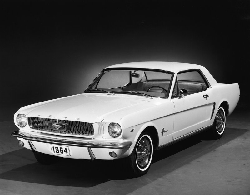 White Classic Car — Black, Dramatic