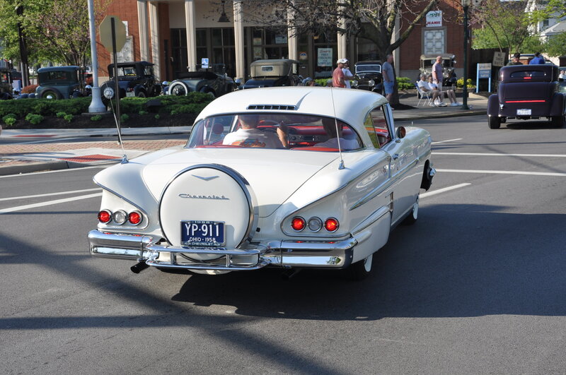 White Classic Car — Calm, Afternoon