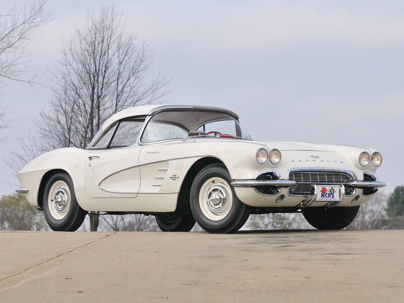White Classic Car — Calm, Autumn, Photograph