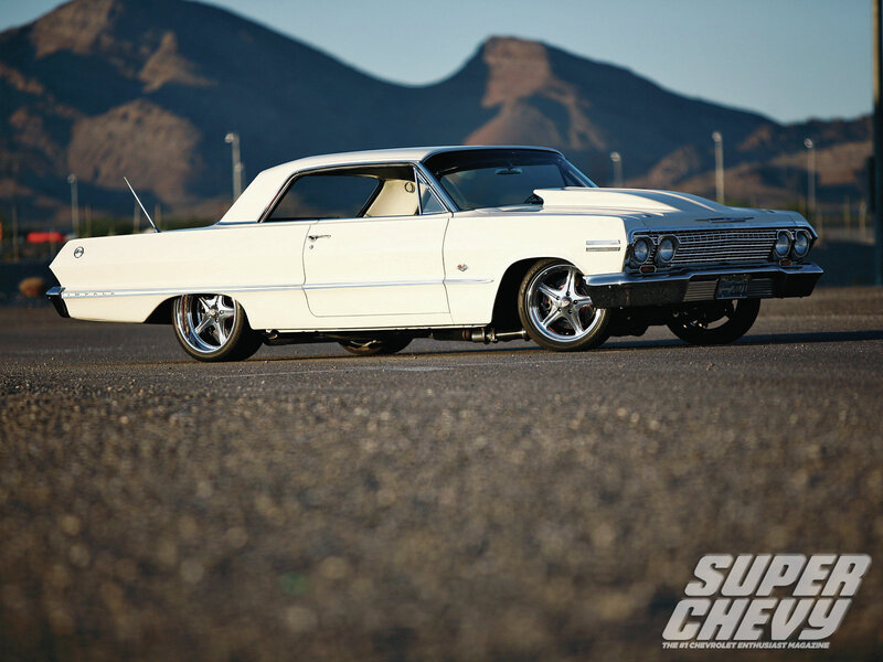 White Classic Car — Dramatic, Sunset, Photograph