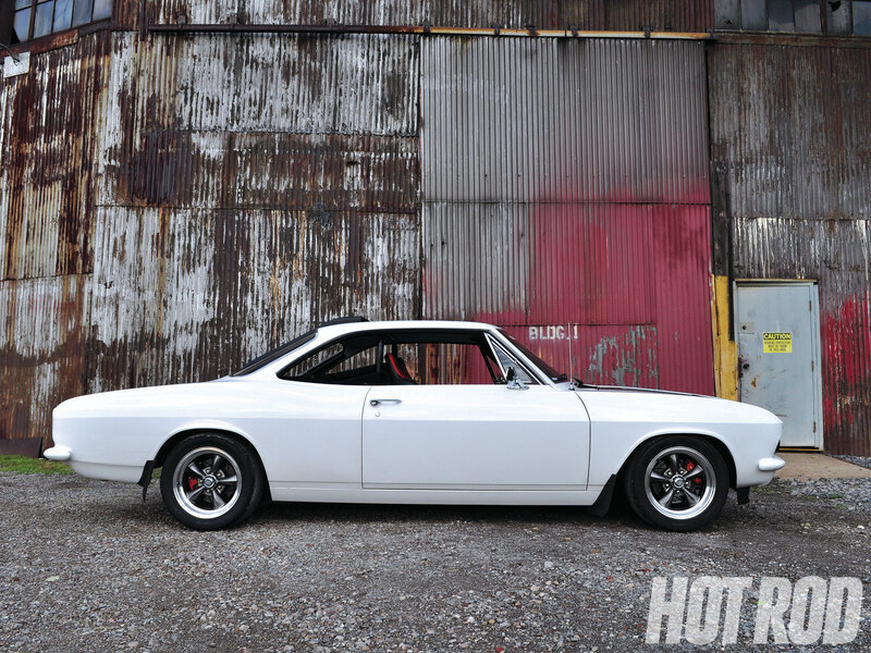 White Classic Car — Industrial