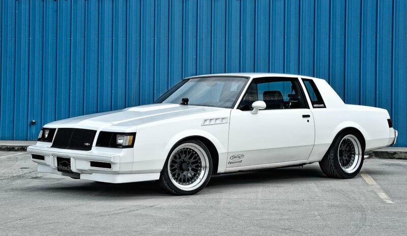 White Classic Car — Neutral, Afternoon