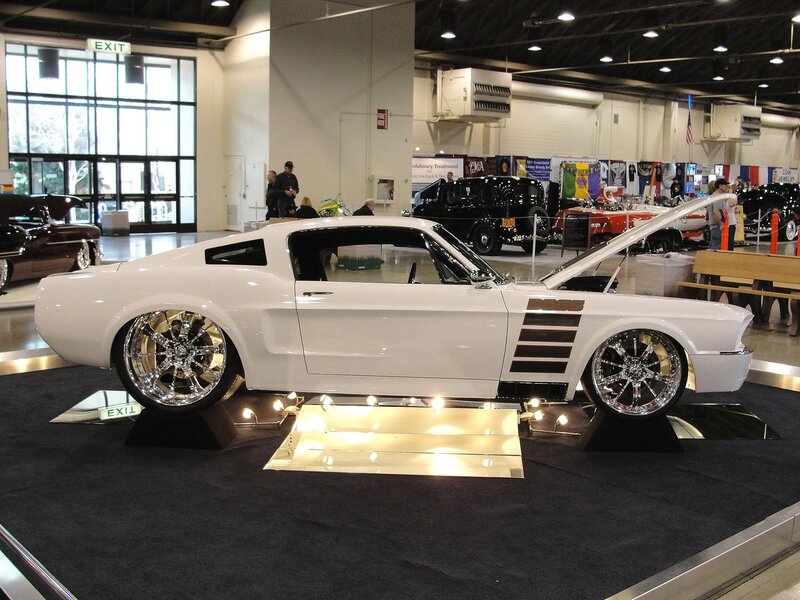 White Classic Car — Neutral, Photograph, Car Show