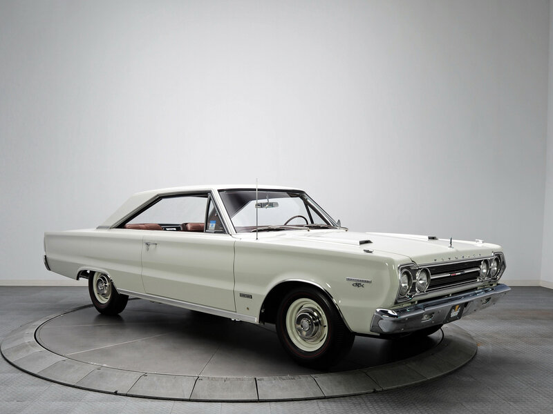 White Classic Car — Neutral, Photograph, Rotating Platform