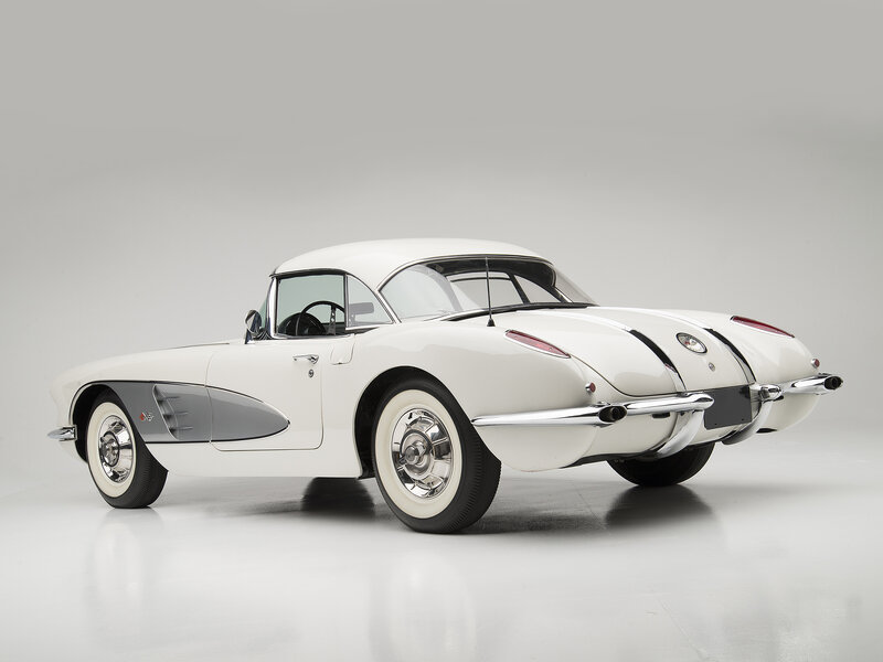 White Classic Car — Neutral, Photograph, Wheel