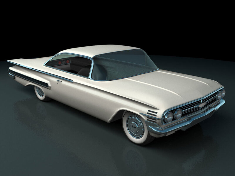 White Classic Car — Neutral