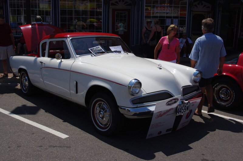 White Classic Car — Outdoor, Afternoon, Photograph