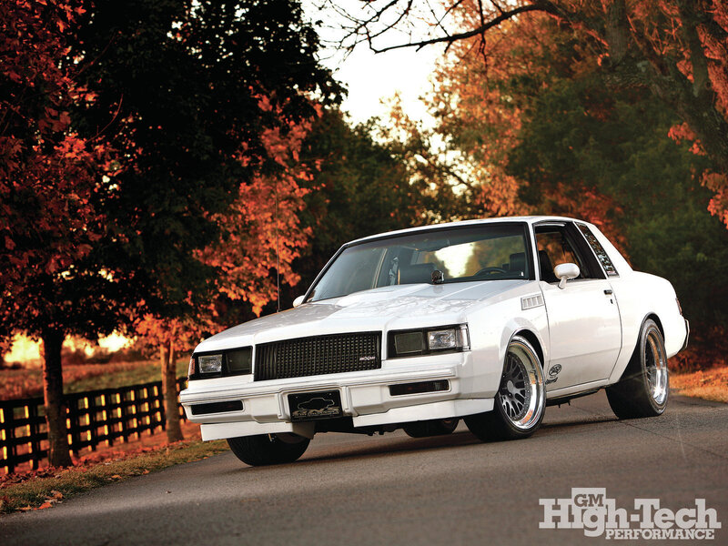 White Classic Car — Serene, Autumn