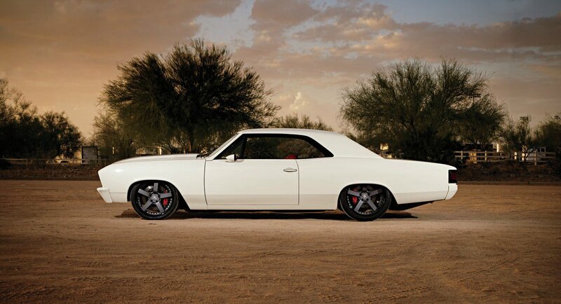 White Classic Car — Serene, Sunset, Photograph, Dirt Ground