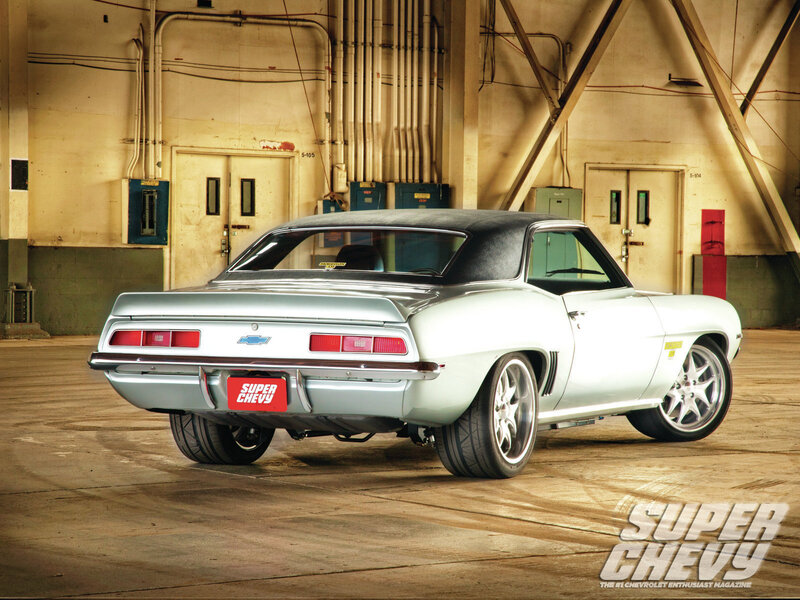 White Classic Car — Silver