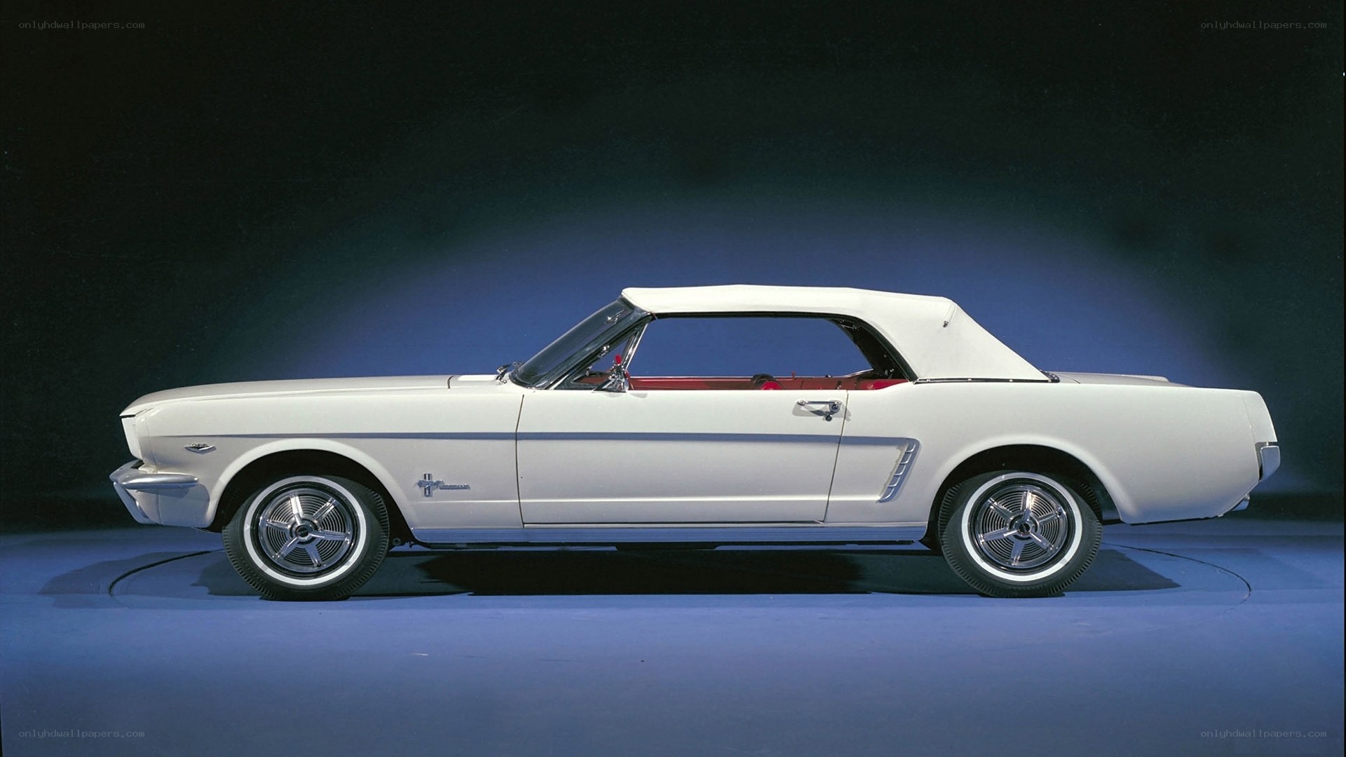 White classic convertible car