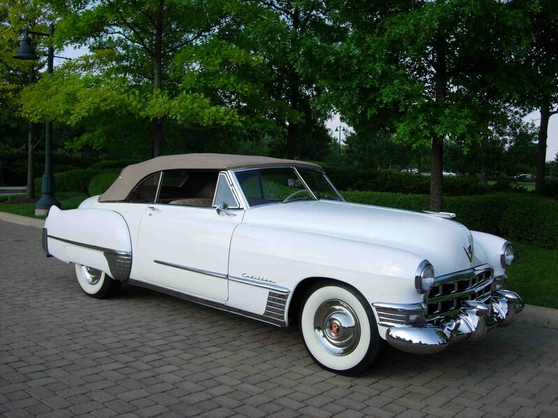White classic convertible car