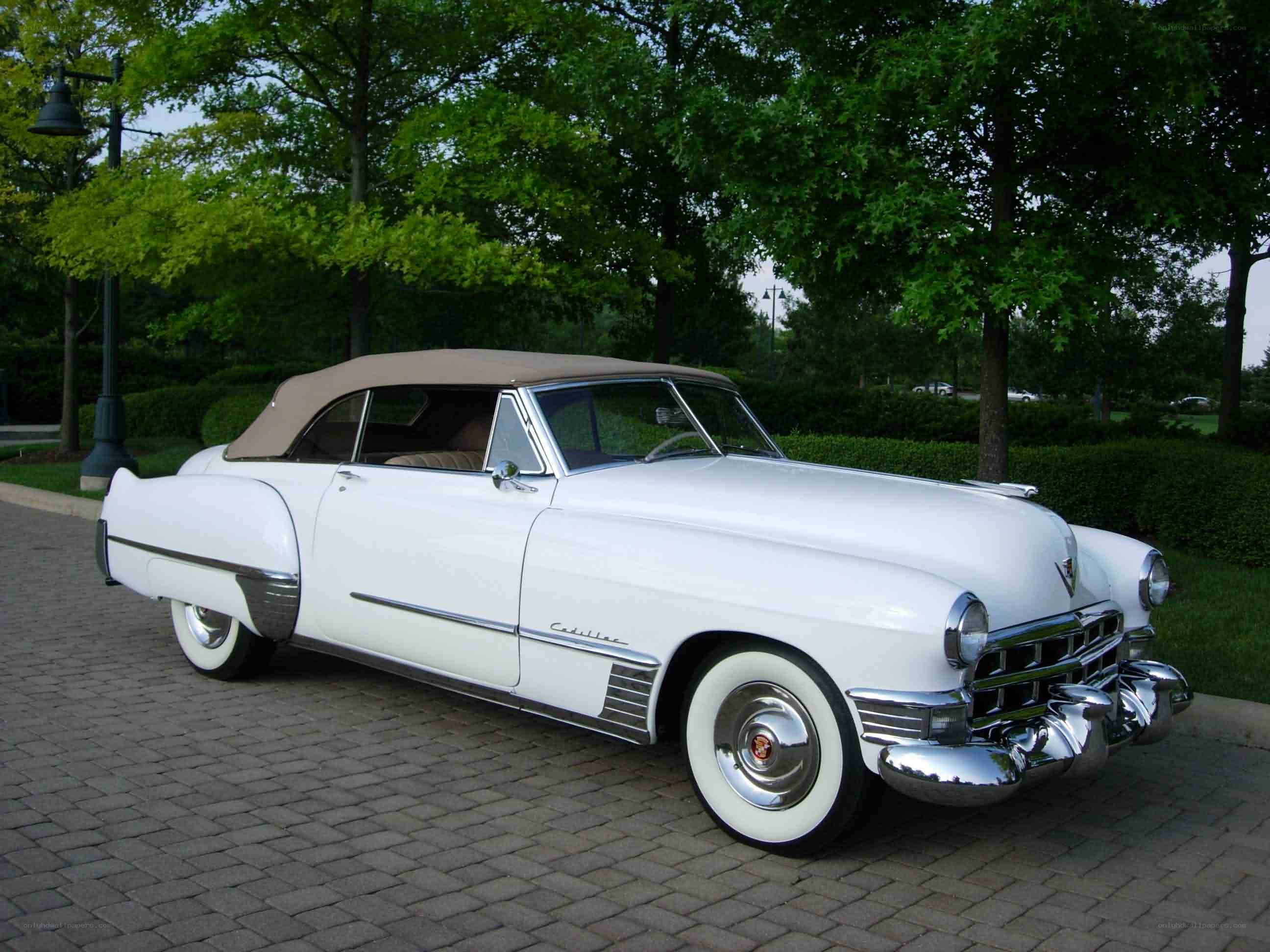 White classic convertible car
