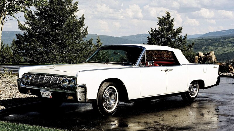 White classic convertible car