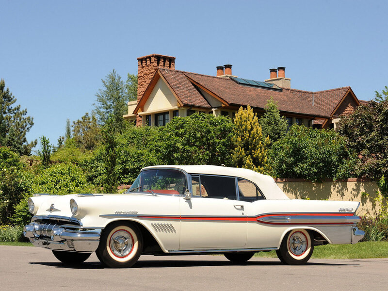 White Classic Convertible — Serene, Afternoon, Photograph