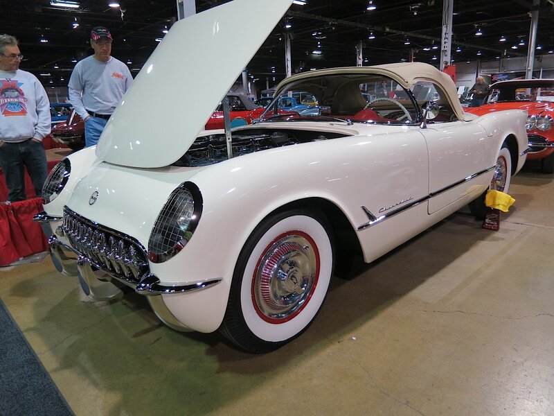 White Classic Convertible — Showroom