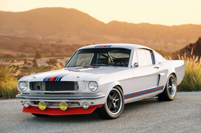 White Classic Muscle Car — Serene