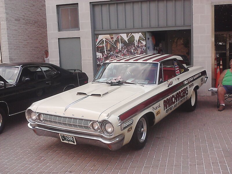 White Classic Race Car